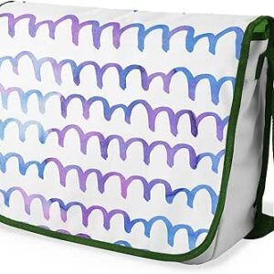 شنطة ماسنجر مدرسية مطبوعة رقميا مع احزمة كاكي للبنات والاولاد من لو جاردين دو لين، شنطة ماسنجر للطلاب، شنط كتف مقاس 29 × 36 سم