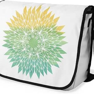 شنطة ماسنجر مدرسية مطبوعة رقمية بحزام اسود للبنات والاولاد من لو جاردين دو لين، شنطة ماسنجر للطلاب، شنط كتف مقاس 29 × 36 سم