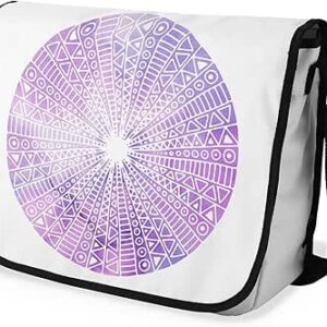 بوناميزون شنطة ماسنجر مدرسية مطبوعة رقميا مع حزام اسود للطلاب، شنطة كروس وشنطة ساعي، شنطة كتف للمدرسة، العودة الى المدرسة، المقاس: 29 × 36 سم