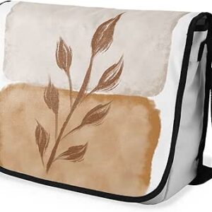 بوناميزون شنطة ماسنجر مدرسية مطبوعة رقميا مع حزام اسود للطلاب، شنطة كروس وشنطة ساعي، شنطة كتف للمدرسة، العودة الى المدرسة، المقاس: 29 × 36 سم