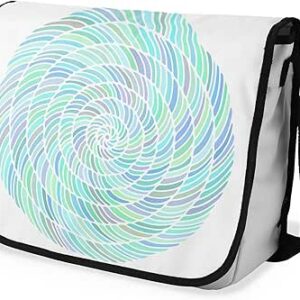 بوناميزون شنطة ماسنجر مدرسية مطبوعة رقميا مع حزام اسود للطلاب، شنطة كروس وشنطة ساعي، شنطة كتف للمدرسة، العودة الى المدرسة، المقاس: 29 × 36 سم