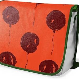 بوناميزون شنطة ماسنجر مدرسية مطبوعة رقميا مع حزام كاكي للطلاب، شنطة كروس وشنطة ساعي، شنطة كتف للمدرسة، العودة الى المدرسة، المقاس: 29 × 36 سم