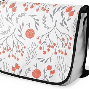 بوناميزون شنطة ماسنجر مدرسية مطبوعة رقميا مع حزام اسود للطلاب، شنطة كروس وشنطة ساعي، شنطة كتف للمدرسة، العودة الى المدرسة، المقاس: 29 × 36 سم