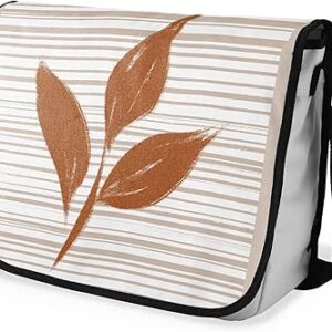 بوناميزون شنطة ماسنجر مدرسية مطبوعة رقميا مع حزام اسود للطلاب، شنطة كروس وشنطة ساعي، شنطة كتف للمدرسة، العودة الى المدرسة، المقاس: 29 × 36 سم