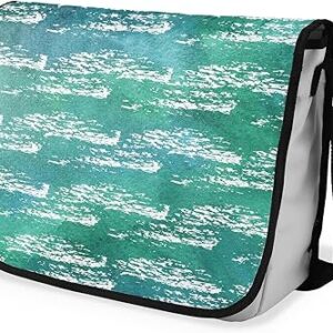 شنطة ماسنجر مدرسية مطبوعة رقمية بحزام اسود للبنات والاولاد من لو جاردين دو لين، شنطة ماسنجر للطلاب، شنط كتف مقاس 29 × 36 سم