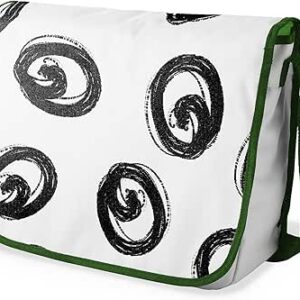 شنطة ماسنجر مدرسية مطبوعة رقميا مع احزمة كاكي للبنات والاولاد من لو جاردين دو لين، شنطة ماسنجر للطلاب، شنط كتف مقاس 29 × 36 سم