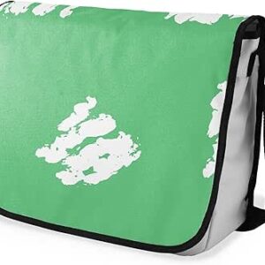 بوناميزون شنطة ماسنجر مدرسية مطبوعة رقميا مع حزام اسود للطلاب، شنطة كروس وشنطة ساعي، شنطة كتف للمدرسة، العودة الى المدرسة، المقاس: 29 × 36 سم