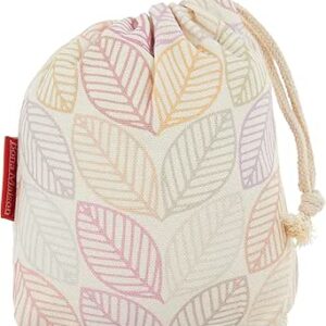 بوناميزون شنطة منتجات قطنية مطبوعة مع رباط، شنطة بقالة قابلة لاعادة الاستخدام، اكياس صديقة للبيئة وقابلة للتحلل البيولوجي، شنطة سفر، شنط تسوق، صديقة للبيئة، قابلة للطي، المقاس: 12×15 سم، قماش