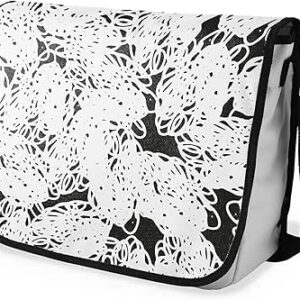 شنطة ماسنجر مدرسية مطبوعة رقمية بحزام اسود للبنات والاولاد من لو جاردين دو لين، شنطة ماسنجر للطلاب، شنط كتف مقاس 29 × 36 سم