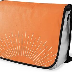 شنطة ماسنجر مدرسية مطبوعة رقمية بحزام اسود للبنات والاولاد من لو جاردين دو لين، شنطة ماسنجر للطلاب، شنط كتف مقاس 29 × 36 سم