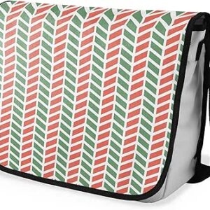 بوناميزون شنطة ماسنجر مدرسية مطبوعة رقميا مع حزام اسود للطلاب، شنطة كروس وشنطة ساعي، شنطة كتف للمدرسة، العودة الى المدرسة، المقاس: 29 × 36 سم