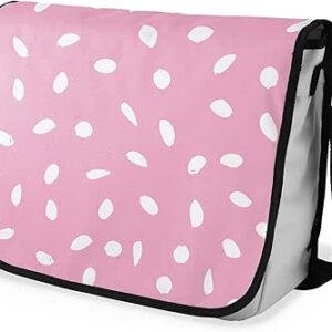 شنطة ماسنجر مدرسية مطبوعة رقمية بحزام اسود للبنات والاولاد من لو جاردين دو لين، شنطة ماسنجر للطلاب، شنط كتف مقاس 29 × 36 سم