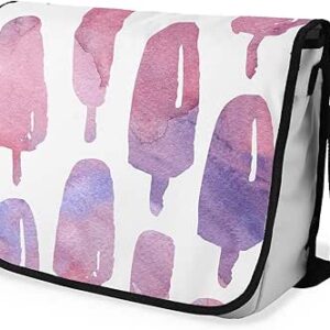 شنطة ماسنجر مدرسية مطبوعة رقمية بحزام اسود للبنات والاولاد من لو جاردين دو لين، شنطة ماسنجر للطلاب، شنط كتف مقاس 29 × 36 سم