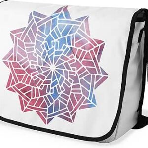 شنطة ماسنجر مدرسية مطبوعة رقمية بحزام اسود للبنات والاولاد من لو جاردين دو لين، شنطة ماسنجر للطلاب، شنط كتف مقاس 29 × 36 سم