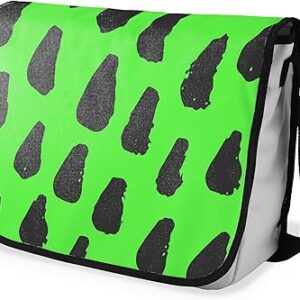 بوناميزون شنطة ماسنجر مدرسية مطبوعة رقميا مع حزام اسود للطلاب، شنطة كروس وشنطة ساعي، شنطة كتف للمدرسة، العودة الى المدرسة، المقاس: 29 × 36 سم