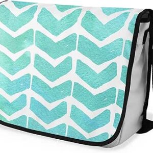 شنطة ماسنجر مدرسية مطبوعة رقمية بحزام اسود للبنات والاولاد من لو جاردين دو لين، شنطة ماسنجر للطلاب، شنط كتف مقاس 29 × 36 سم