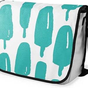 شنطة ماسنجر مدرسية مطبوعة رقمية بحزام اسود للبنات والاولاد من لو جاردين دو لين، شنطة ماسنجر للطلاب، شنط كتف مقاس 29 × 36 سم