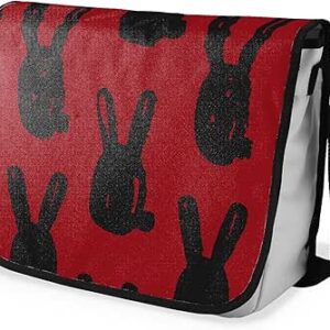 شنطة ماسنجر مدرسية مطبوعة رقمية بحزام اسود للبنات والاولاد من لو جاردين دو لين، شنطة ماسنجر للطلاب، شنط كتف مقاس 29 × 36 سم