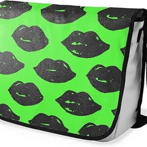 شنطة ماسنجر مدرسية مطبوعة رقمية بحزام اسود للبنات والاولاد من لو جاردين دو لين، شنطة ماسنجر للطلاب، شنط كتف مقاس 29 × 36 سم