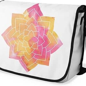 بوناميزون شنطة ماسنجر مدرسية مطبوعة رقميا مع حزام اسود للطلاب، شنطة كروس وشنطة ساعي، شنطة كتف للمدرسة، العودة الى المدرسة، المقاس: 29 × 36 سم