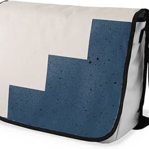 شنطة ماسنجر مدرسية مطبوعة رقمية بحزام اسود للبنات والاولاد من لو جاردين دو لين، شنطة ماسنجر للطلاب، شنط كتف مقاس 29 × 36 سم