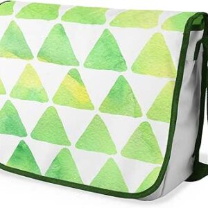 شنطة ماسنجر مدرسية مطبوعة رقميا مع احزمة كاكي للبنات والاولاد من لو جاردين دو لين، شنطة ماسنجر للطلاب، شنط كتف مقاس 29 × 36 سم