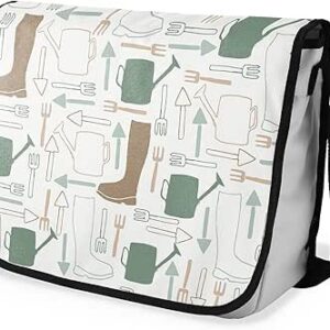 شنطة ماسنجر مدرسية مطبوعة رقمية بحزام اسود للبنات والاولاد من لو جاردين دو لين، شنطة ماسنجر للطلاب، شنط كتف مقاس 29 × 36 سم