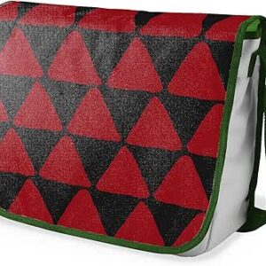 بوناميزون شنطة ماسنجر مدرسية مطبوعة رقميا مع حزام كاكي للطلاب، شنطة كروس وشنطة ساعي، شنطة كتف للمدرسة، العودة الى المدرسة، المقاس: 29 × 36 سم