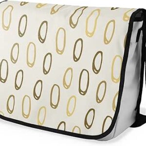 بوناميزون شنطة ماسنجر مدرسية مطبوعة رقميا مع حزام اسود للطلاب، شنطة كروس وشنطة ساعي، شنطة كتف للمدرسة، العودة الى المدرسة، المقاس: 29 × 36 سم