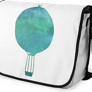 بوناميزون شنطة ماسنجر مدرسية مطبوعة رقميا مع حزام اسود للطلاب، شنطة كروس وشنطة ساعي، شنطة كتف للمدرسة، العودة الى المدرسة، المقاس: 29 × 36 سم