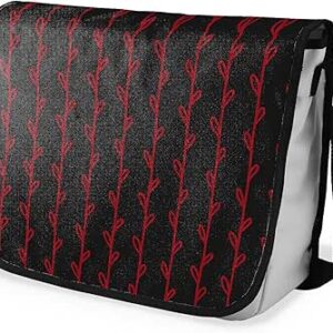 شنطة ماسنجر مدرسية مطبوعة رقمية بحزام اسود للبنات والاولاد من لو جاردين دو لين، شنطة ماسنجر للطلاب، شنط كتف مقاس 29 × 36 سم