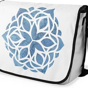 بوناميزون شنطة ماسنجر مدرسية مطبوعة رقميا مع حزام اسود للطلاب، شنطة كروس وشنطة ساعي، شنطة كتف للمدرسة، العودة الى المدرسة، المقاس: 29 × 36 سم