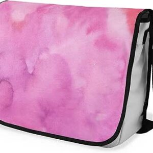 بوناميزون شنطة ماسنجر مدرسية مطبوعة رقميا مع حزام اسود للطلاب، شنطة كروس وشنطة ساعي، شنطة كتف للمدرسة، العودة الى المدرسة، المقاس: 29 × 36 سم