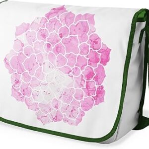 بوناميزون شنطة ماسنجر مدرسية مطبوعة رقميا مع حزام كاكي للطلاب، شنطة كروس وشنطة ساعي، شنطة كتف للمدرسة، العودة الى المدرسة، المقاس: 29 × 36 سم، ألوان متعددة