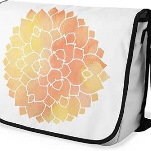 بوناميزون شنطة ماسنجر مدرسية مطبوعة رقميا مع حزام اسود للطلاب، شنطة كروس وشنطة ساعي، شنطة كتف للمدرسة، العودة الى المدرسة، المقاس: 29 × 36 سم