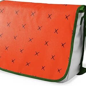 شنطة ماسنجر مدرسية مطبوعة رقميا مع احزمة كاكي للبنات والاولاد من لو جاردين دو لين، شنطة ماسنجر للطلاب، شنط كتف مقاس 29 × 36 سم