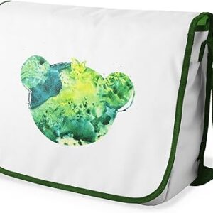 شنطة ماسنجر مدرسية مطبوعة رقميا مع احزمة كاكي للبنات والاولاد من لو جاردين دو لين، شنطة ماسنجر للطلاب، شنط كتف مقاس 29 × 36 سم