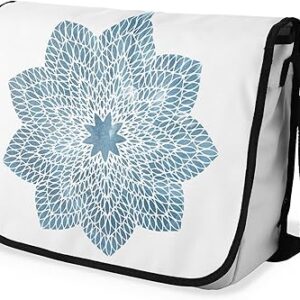 حقيبة ماسنجر مدرسية مطبوعة بطباعة رقمية مع حزام أسود للبنات والأولاد، حقيبة ماسنجر للطلاب والعودة إلى المدرسة، حقائب ماسنجر للطلاب، حقائب كتف، مقاس 29 × 36 سم