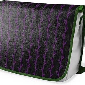 بوناميزون شنطة ماسنجر مدرسية مطبوعة رقميا مع حزام كاكي للطلاب، شنطة كروس وشنطة ساعي، شنطة كتف للمدرسة، العودة الى المدرسة، المقاس: 29 × 36 سم