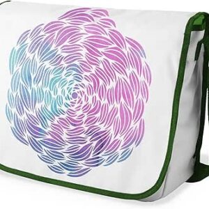 شنطة ماسنجر مدرسية مطبوعة رقميا مع احزمة كاكي للبنات والاولاد من لو جاردين دو لين، شنطة ماسنجر للطلاب، شنط كتف مقاس 29 × 36 سم