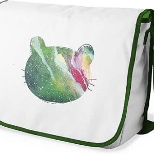 شنطة ماسنجر مدرسية مطبوعة رقميا مع احزمة كاكي للبنات والاولاد من لو جاردين دو لين، شنطة ماسنجر للطلاب، شنط كتف مقاس 29 × 36 سم