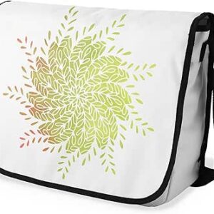 بوناميزون شنطة ماسنجر مدرسية مطبوعة رقميا مع حزام اسود للطلاب، شنطة كروس وشنطة ساعي، شنطة كتف للمدرسة، العودة الى المدرسة، المقاس: 29 × 36 سم