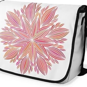 بوناميزون شنطة ماسنجر مدرسية مطبوعة رقميا مع حزام اسود للطلاب، شنطة كروس وشنطة ساعي، شنطة كتف للمدرسة، العودة الى المدرسة، المقاس: 29 × 36 سم