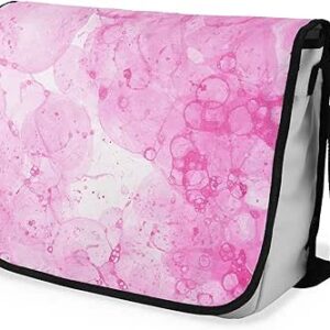 بوناميزون شنطة ماسنجر مدرسية مطبوعة رقميا مع حزام اسود للطلاب، شنطة كروس وشنطة ساعي، شنطة كتف للمدرسة، العودة الى المدرسة، المقاس: 29 × 36 سم