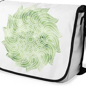 بوناميزون شنطة ماسنجر مدرسية مطبوعة رقميا مع حزام اسود للطلاب، شنطة كروس وشنطة ساعي، شنطة كتف للمدرسة، العودة الى المدرسة، المقاس: 29 × 36 سم