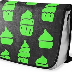 بوناميزون شنطة ماسنجر مدرسية مطبوعة رقميا مع حزام اسود للطلاب، شنطة كروس وشنطة ساعي، شنطة كتف للمدرسة، العودة الى المدرسة، المقاس: 29 × 36 سم