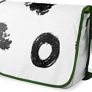 بوناميزون شنطة ماسنجر مدرسية مطبوعة رقميا مع حزام كاكي للطلاب، شنطة كروس وشنطة ساعي، شنطة كتف للمدرسة، العودة الى المدرسة، المقاس: 29 × 36 سم