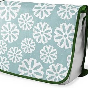 بوناميزون شنطة ماسنجر مدرسية مطبوعة رقميا مع حزام كاكي للطلاب، شنطة كروس وشنطة ساعي، شنطة كتف للمدرسة، العودة الى المدرسة، المقاس: 29 × 36 سم