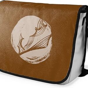 شنطة ماسنجر مدرسية مطبوعة رقمية بحزام اسود للبنات والاولاد من لو جاردين دو لين، شنطة ماسنجر للطلاب، شنط كتف مقاس 29 × 36 سم