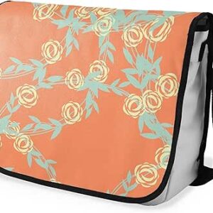 بوناميزون شنطة ماسنجر مدرسية مطبوعة رقميا مع حزام اسود للطلاب، شنطة كروس وشنطة ساعي، شنطة كتف للمدرسة، العودة الى المدرسة، المقاس: 29 × 36 سم